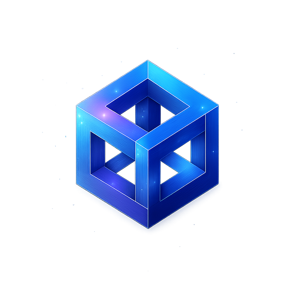 3D Neon Cube